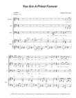 You Are A Priest Forever (SAB) mini preview