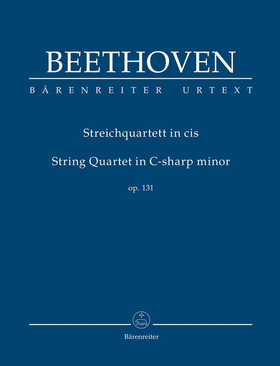 String Quartet in C-sharp minor, op. 131 String Quartet scores gallery preview page 1