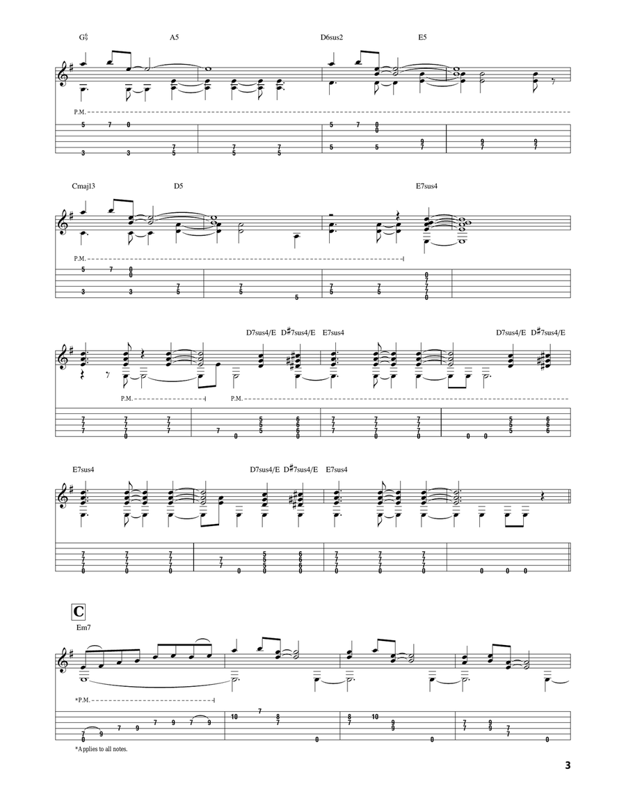 Visions Visions Electric Guitar scores gallery preview page 3