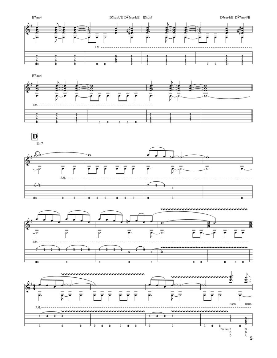 Visions Visions Electric Guitar scores gallery preview page 5