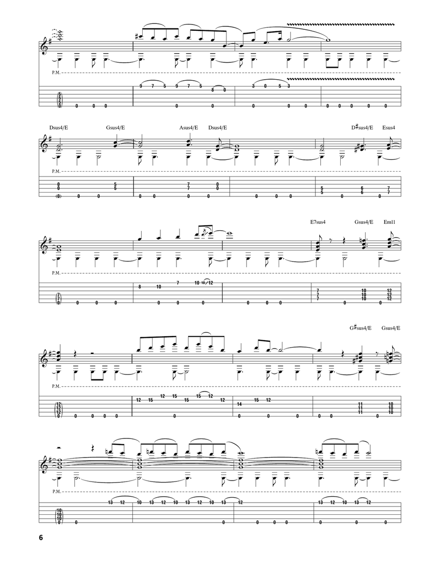 Visions Visions Electric Guitar scores gallery preview page 6