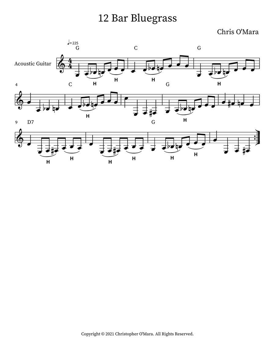 12 Bar Bluegrass 12 Bar Bluegrass Acoustic Guitar scores gallery preview page 2