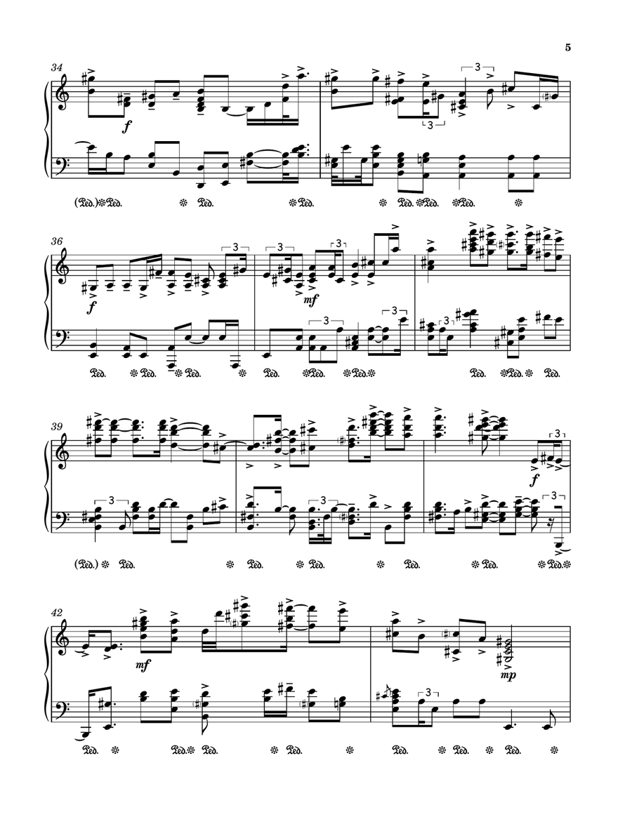 Love Story Piano Solo scores gallery preview page 5