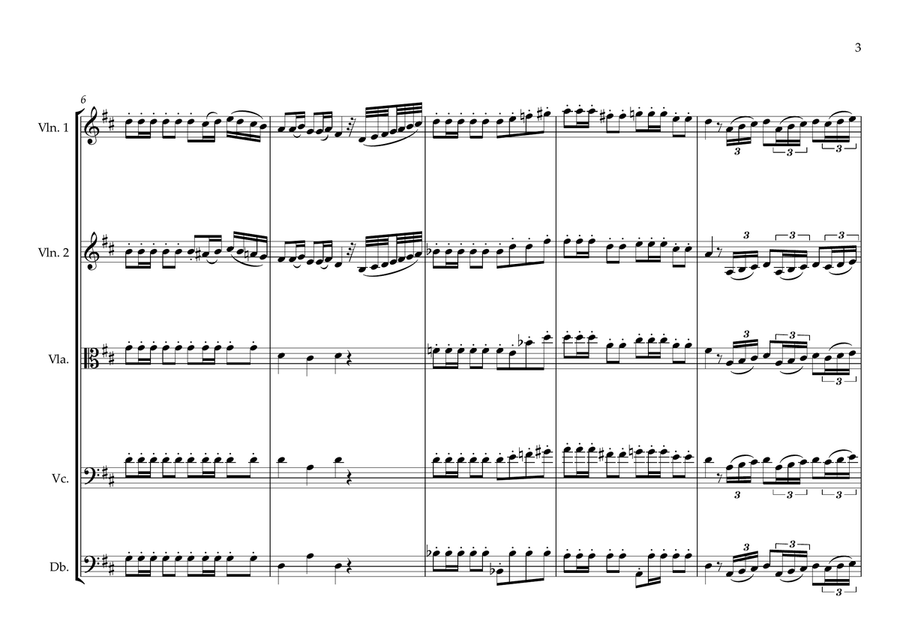 Chilean National Anthem for String Orchestra (MFAO World National Anthem Series) String Orchestra scores gallery preview page 3