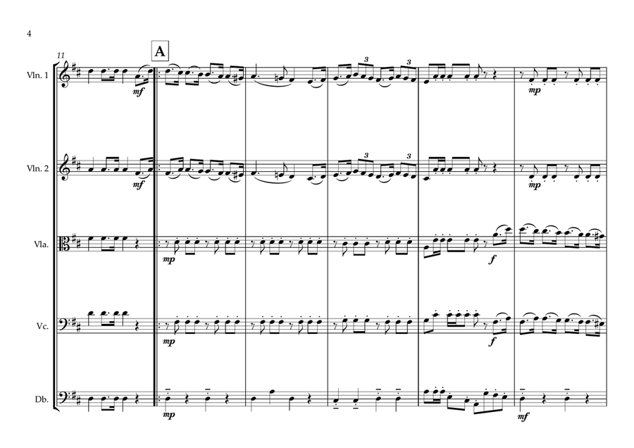 Chilean National Anthem for String Orchestra (MFAO World National Anthem Series) String Orchestra scores gallery preview page 4
