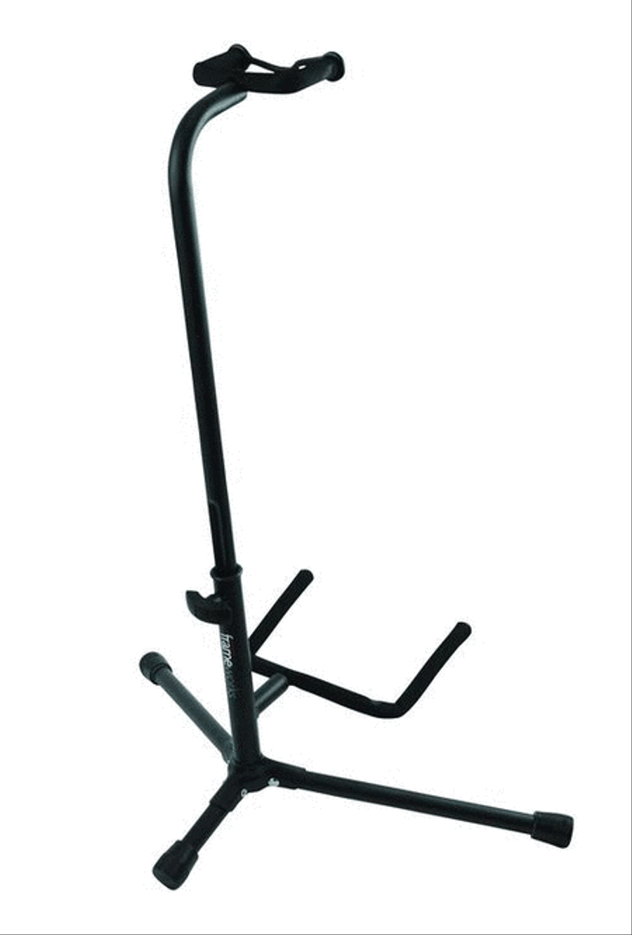 Frameworks Single Guitar Stand with Heavy Duty Tubing and Instrument Finish Friendly Rubbber Guitar scores gallery preview page 3