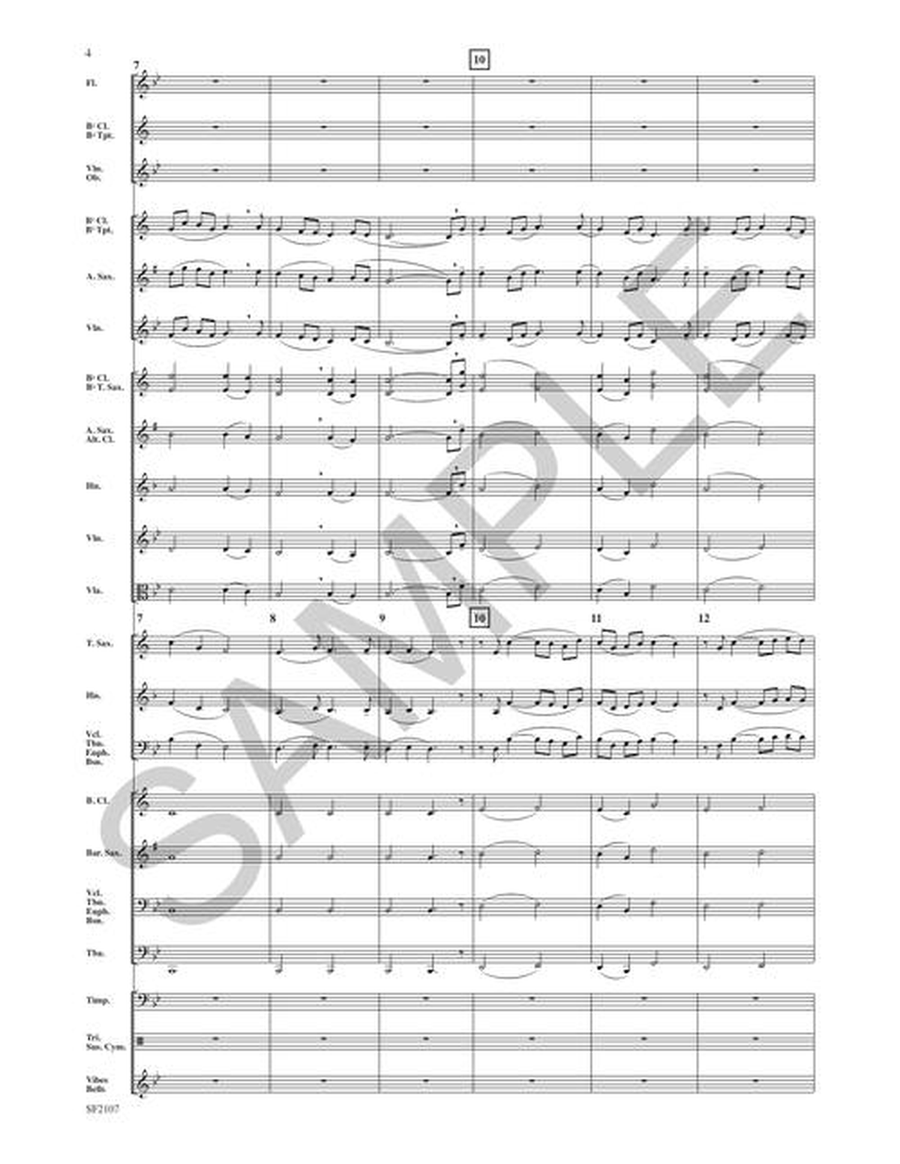 Yorkshire Ballad, 2nd Edition Concert Band scores gallery preview page 5