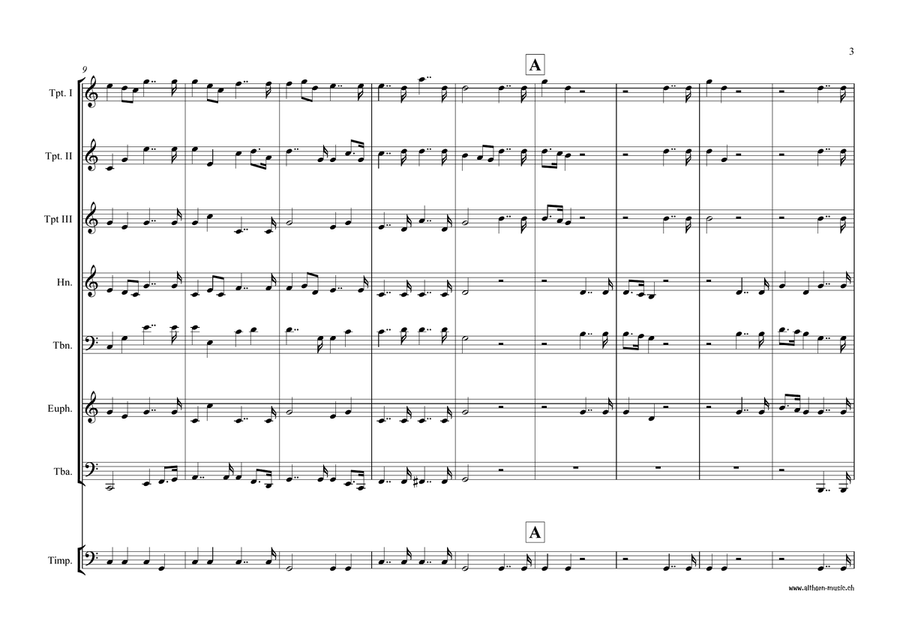 Music for the Royal Fireworks Music for the Royal Fireworks Brass Ensemble scores gallery preview page 4
