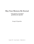 MAY YOUR MEMORY BE ETERNAL (1987)