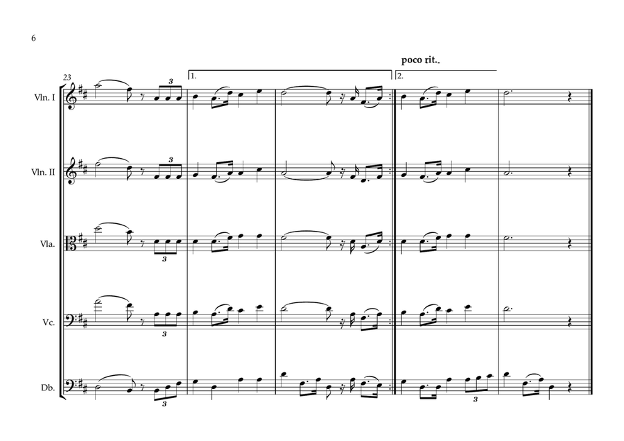 Cameroon National Anthem for String Orchestra (MFAO World National Anthem Series) String Orchestra scores gallery preview page 6