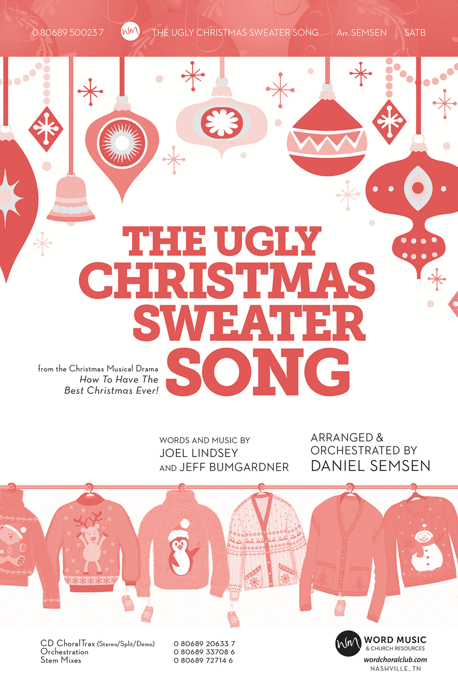 The Ugly Christmas Sweater Song - Accompaniment DVD Choir scores gallery preview page 1