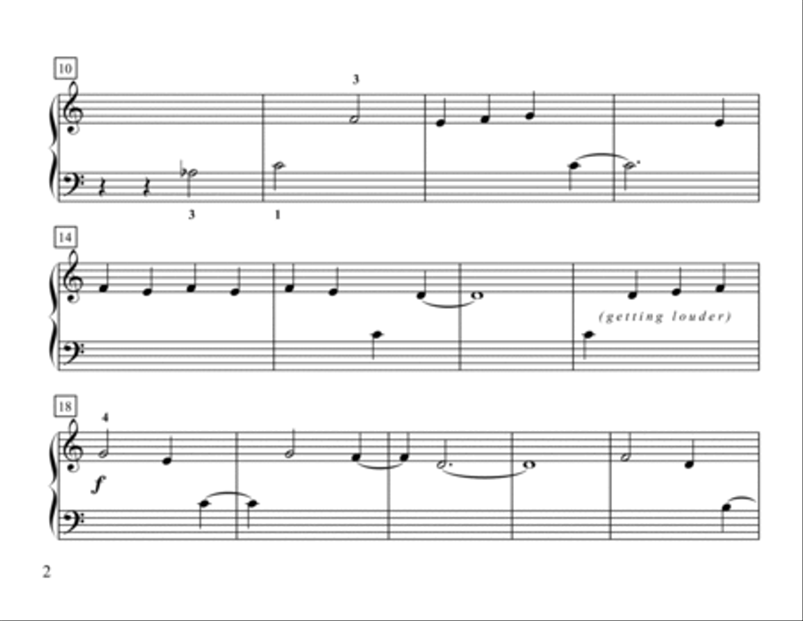 My Neighbor Totoro Easy Piano scores gallery preview page 2