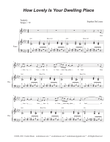 How Lovely Is Your Dwelling Place (Vocal solo) mini preview