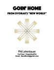Goin' Home (New World: Dvorak), organ work by Phil Lehenbauer