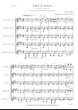 Salut d'amour for Clarinet Choir