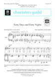 Forty Days and Forty Nights