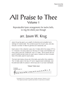 All Praise to Thee, Volume 1 Handbell Choir scores gallery preview page 3