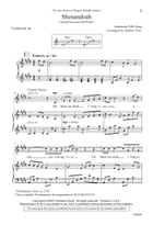 Shenandoah (Two-part) Choir scores gallery preview page 3
