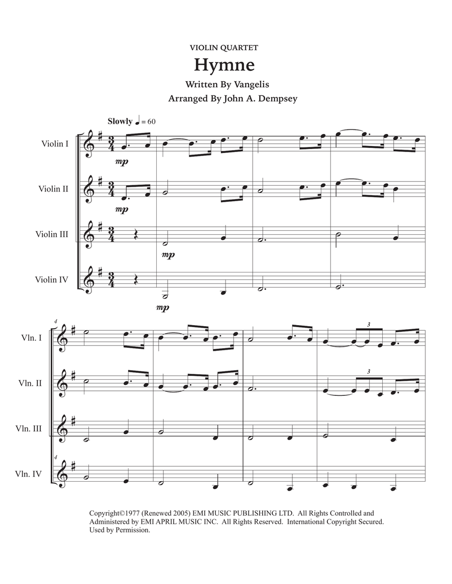 Hymne String Orchestra scores gallery preview page 5