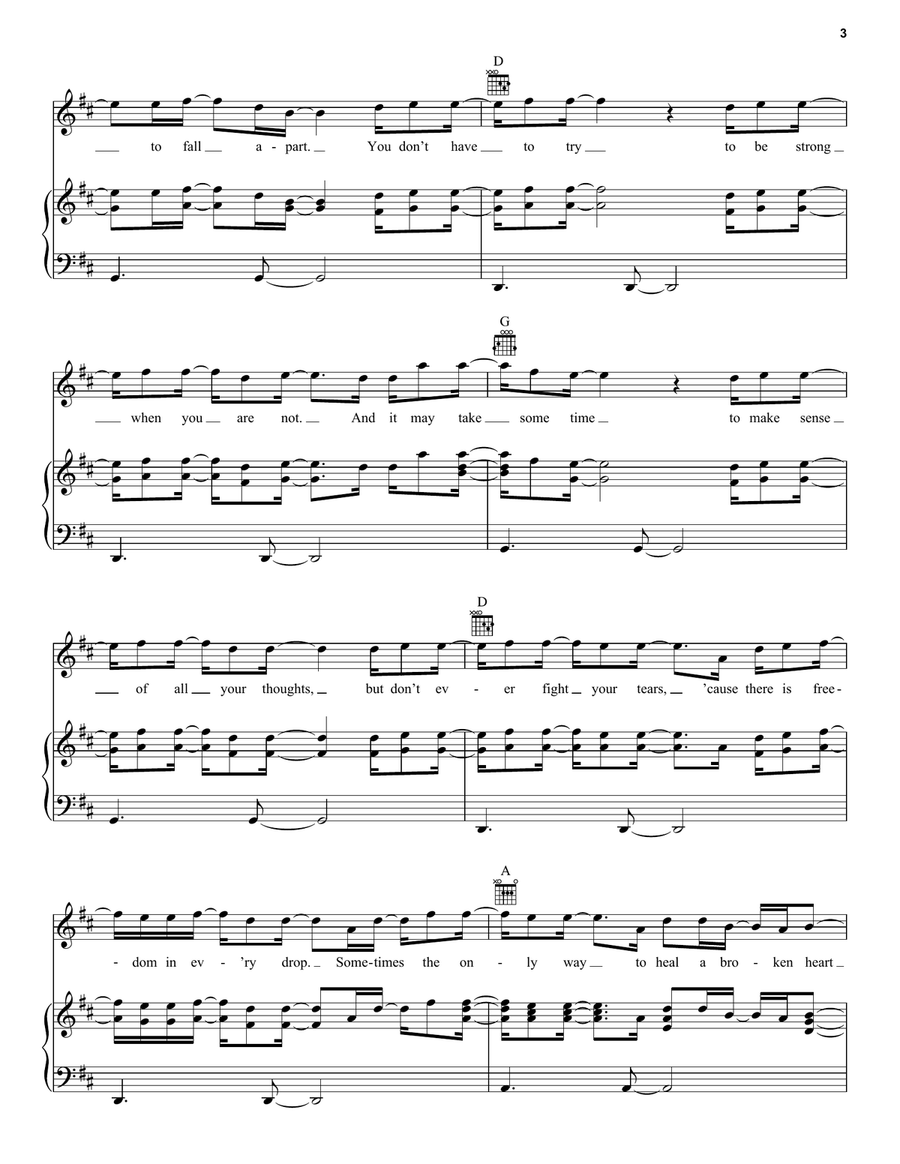 When We Fall Apart When We Fall Apart Piano, Vocal, Guitar scores gallery preview page 3