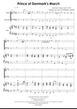 PRINCE OF DENMARKS MARCH - for Piano, Violino and Cello