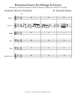 Panama Canon for Strings & Corno