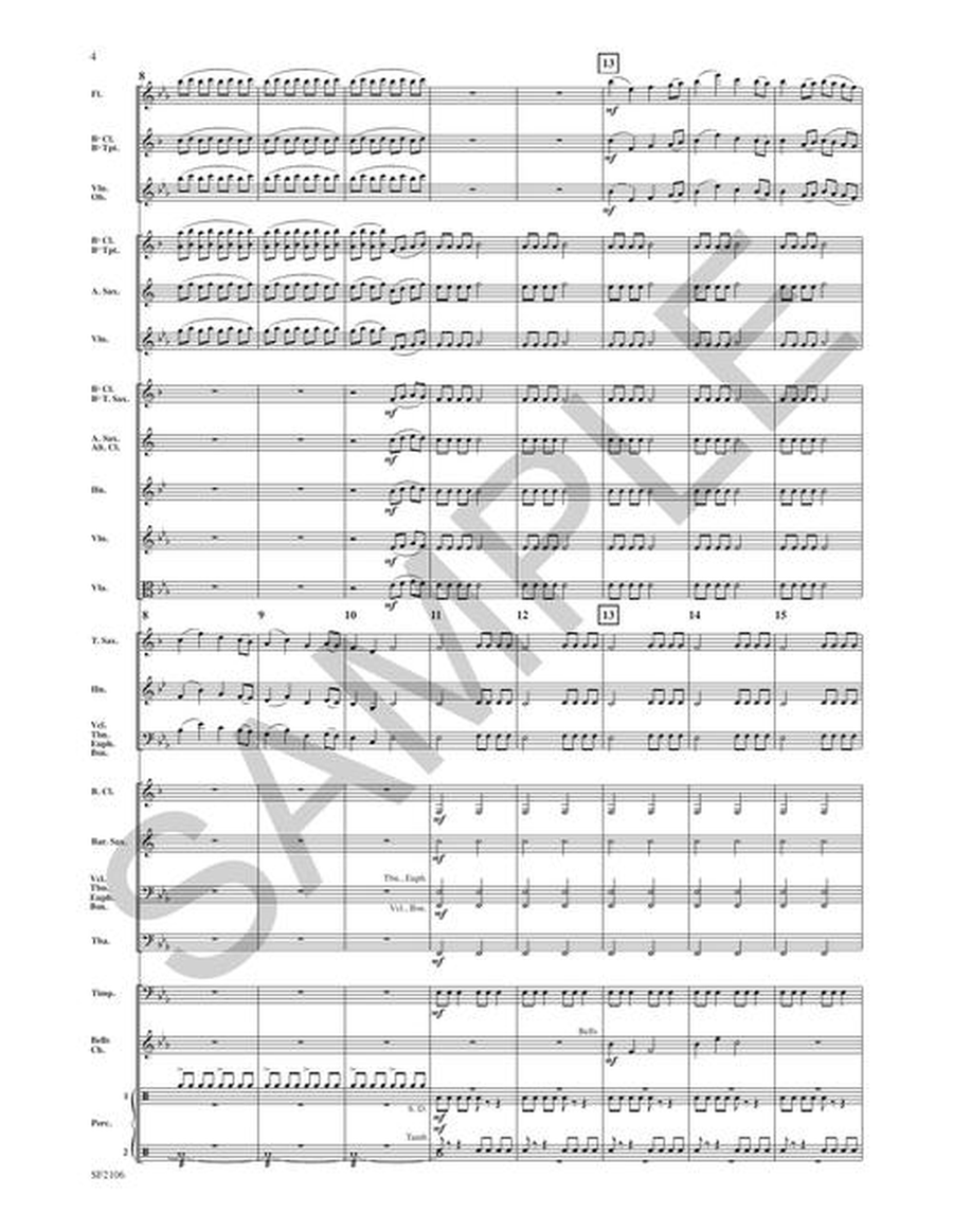 Heatherwood Portrait Heatherwood Portrait Concert Band scores gallery preview page 5