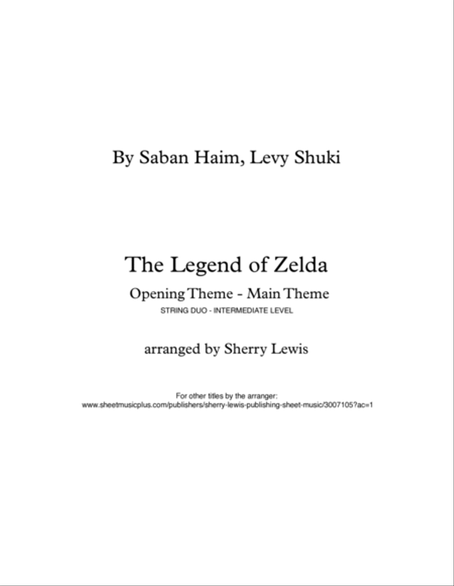 The Legend Of Zelda String Duet scores gallery preview page 2