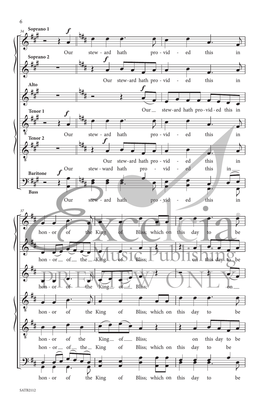 The Boar's Head Carol The Boar's Head Carol Divisi scores gallery preview page 7