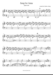 Song for Anna in C major for piano solo