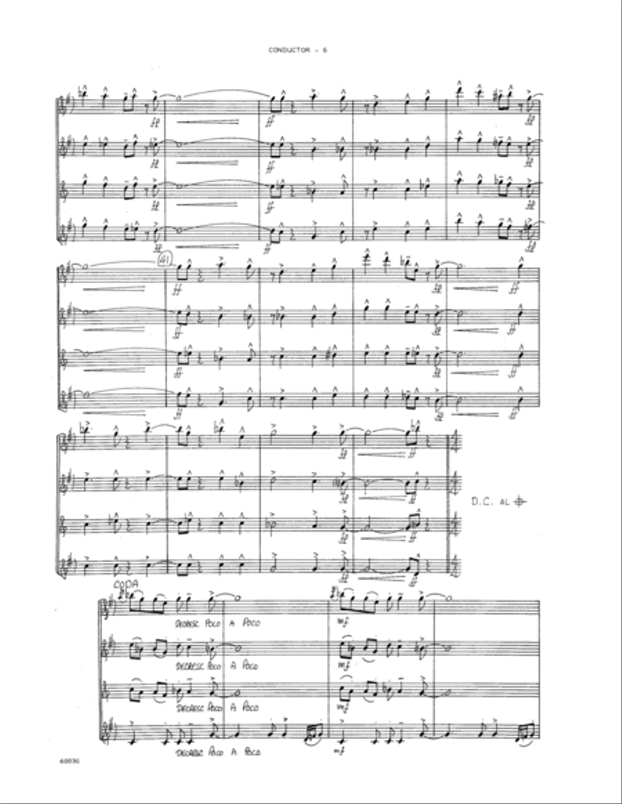 Miniature Jazz Suite #1 - Full Score Saxophone scores gallery preview page 6