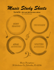 Music Study Sheets Level 6 2014 and 2003 Revision Edition