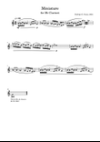 Miniature (for Bb Clarinet)