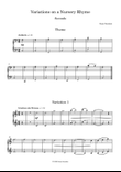 Variations on a Nursery Rhyme