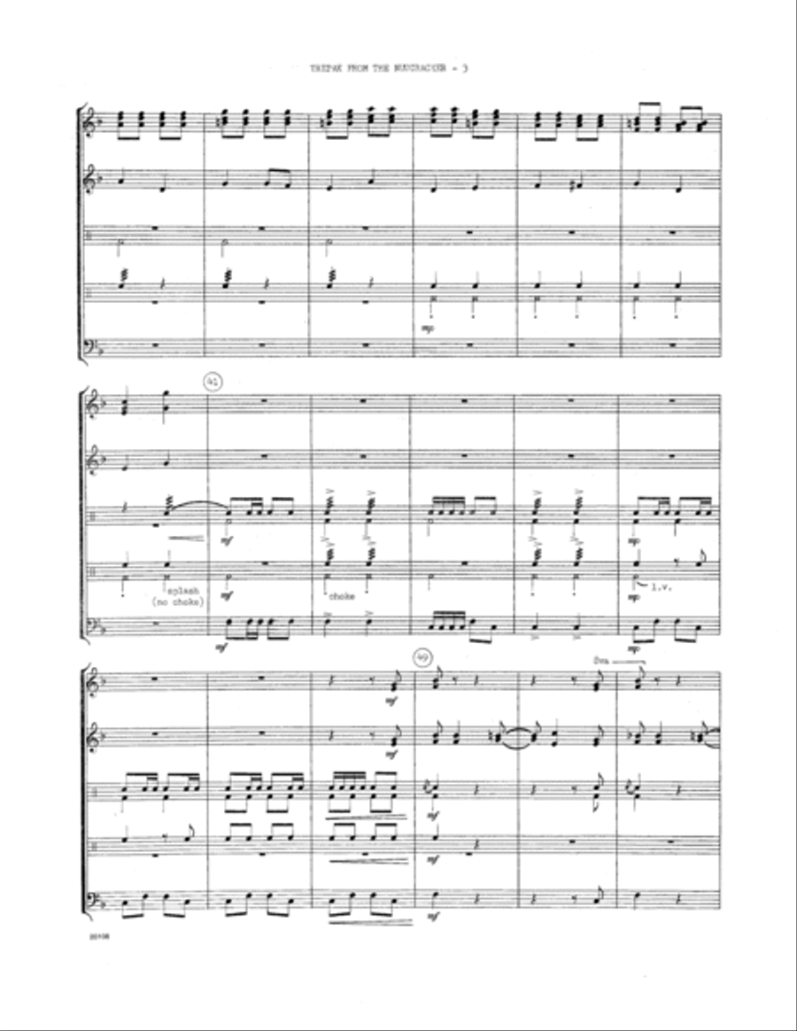 Trepak From The Nutcracker Suite (arr. Murray Houllif) - Full Score Percussion scores gallery preview page 3