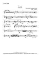 Because Clarinet Trio scores gallery preview page 4