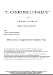 Fratelli d'Italia (Solo piano version of the Italian national anthem)