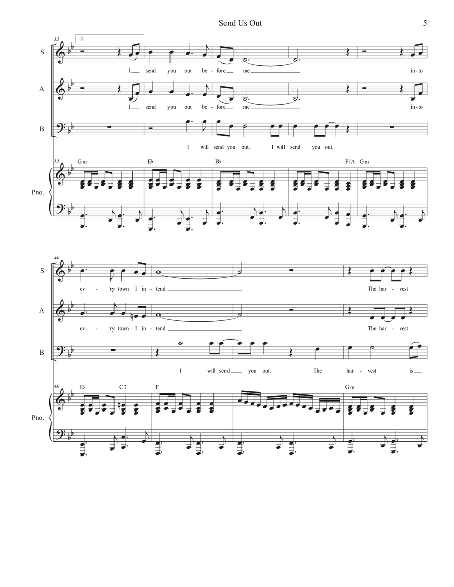 Send Us Out Send Us Out 3-Part scores gallery preview page 5
