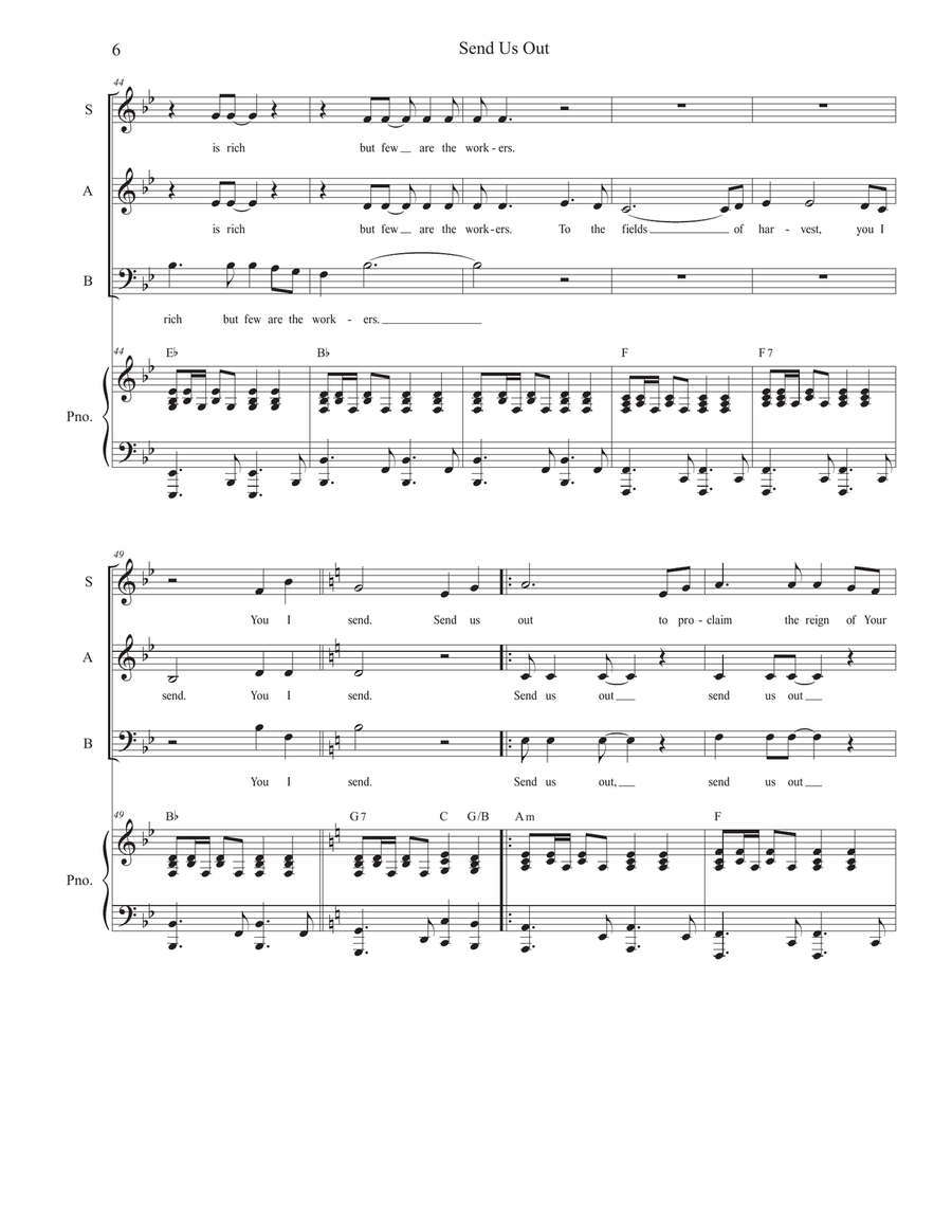 Send Us Out Send Us Out 3-Part scores gallery preview page 6