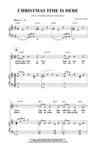 Christmas Time Is Here Piano, Vocal scores gallery preview page 3