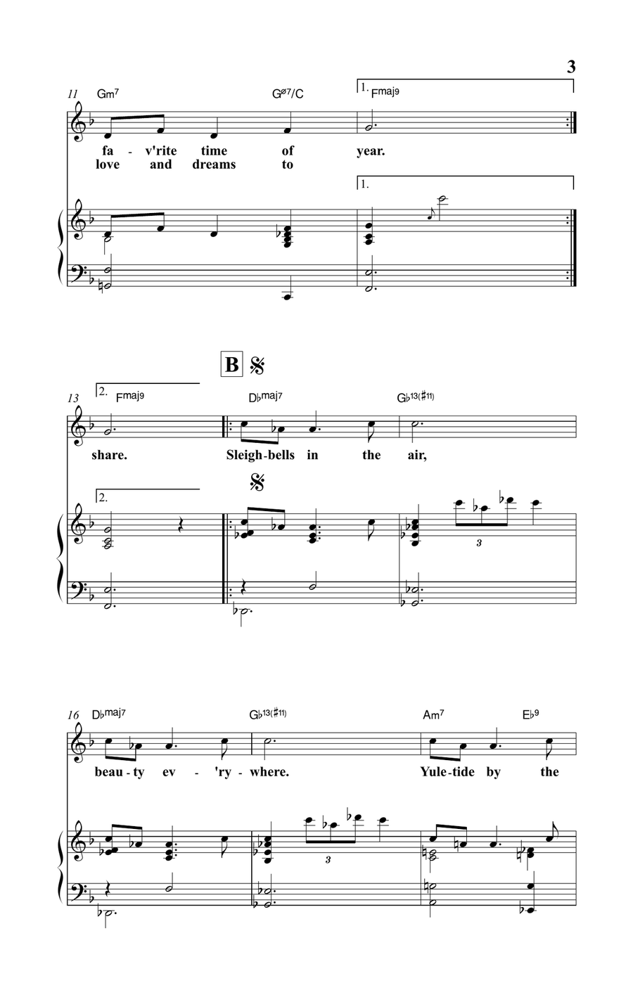 Christmas Time Is Here Piano, Vocal scores gallery preview page 4