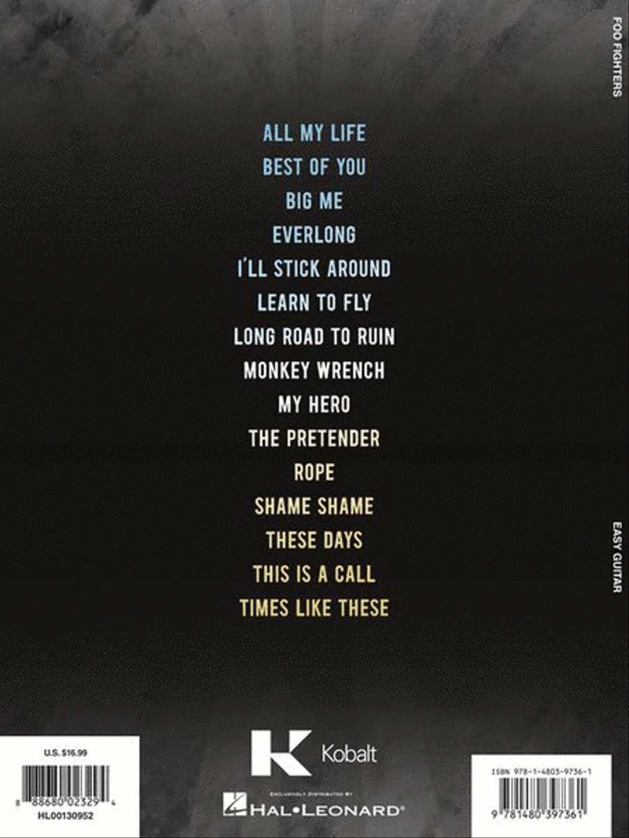 Foo Fighters – Easy Guitar with Tab Guitar Tablature scores gallery preview page 8