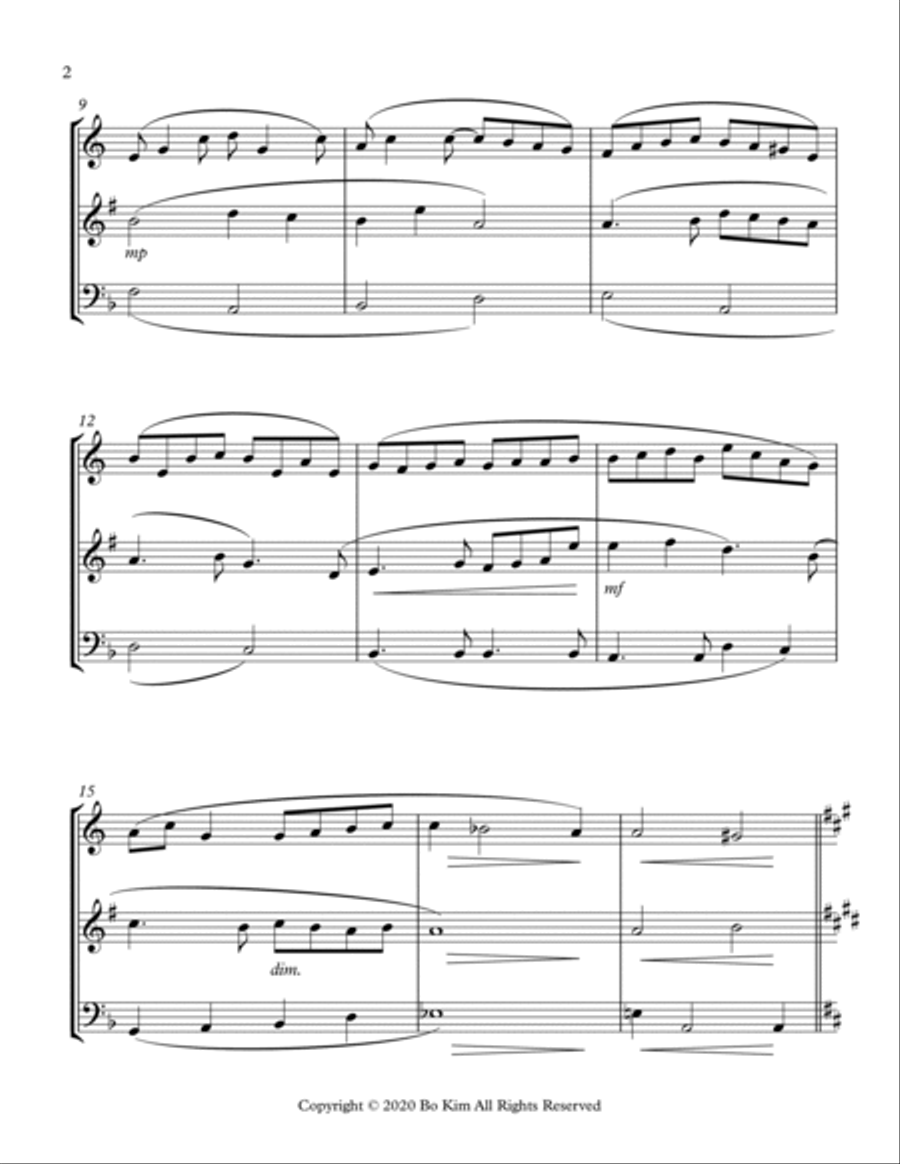 Prayer for an end of a Season Horn scores gallery preview page 2