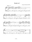 Etude in C