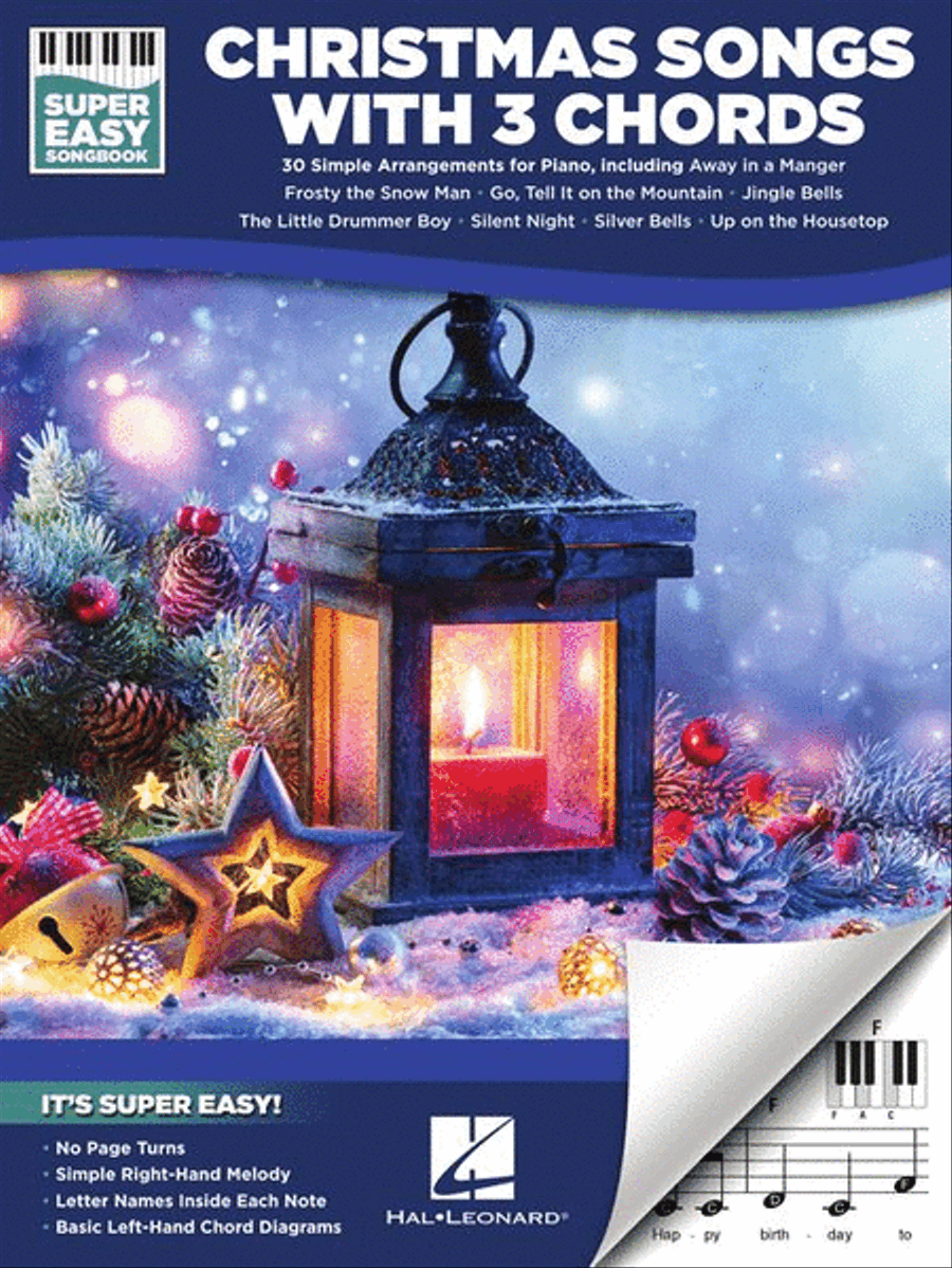 Christmas Songs with 3 Chords Easy Piano scores gallery preview page 2