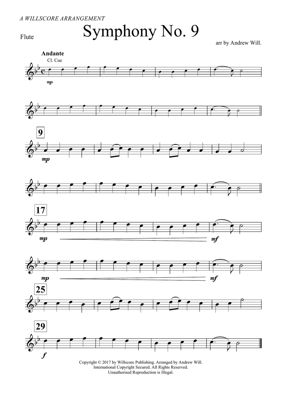 Symphony No. 9 (Ode to Joy) - Concert Band Concert Band scores gallery preview page 5