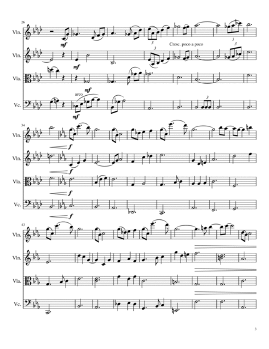 The Legend Of Zelda String Quartet scores gallery preview page 3