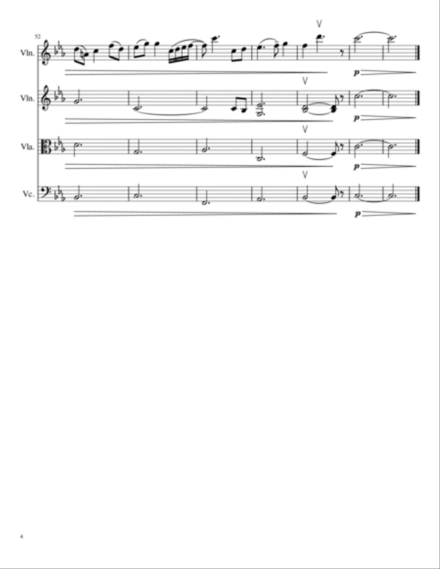 The Legend Of Zelda String Quartet scores gallery preview page 4