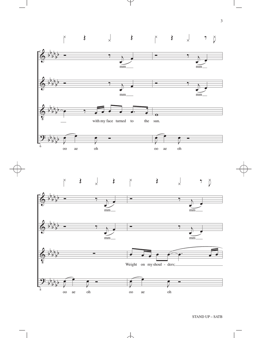 Stand Up (from Harriet) (arr. Roger Emerson) 4-Part scores gallery preview page 2