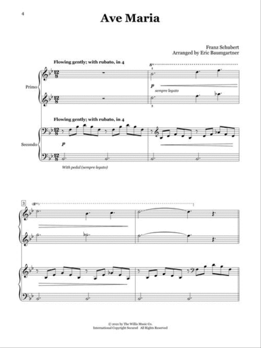 Christmas Classics for Piano Duet Piano Duet scores gallery preview page 5